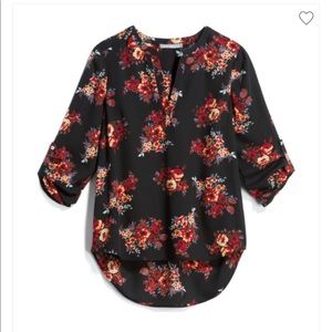 Hawthorn Printed 3/4 Sleeve Blouse